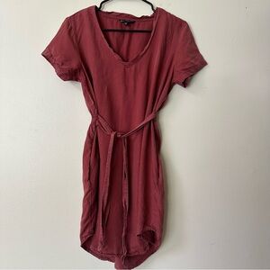 Maroon TShirt Dress size xs